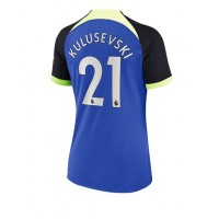 Dres Tottenham Hotspur Dejan Kulusevski #21 Gostujuci za Žensko 2022-23 Kratak Rukav